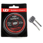 Σύρμα αντίσταση Clapton Νι80 - Kanthal A1 (26g + 32g)